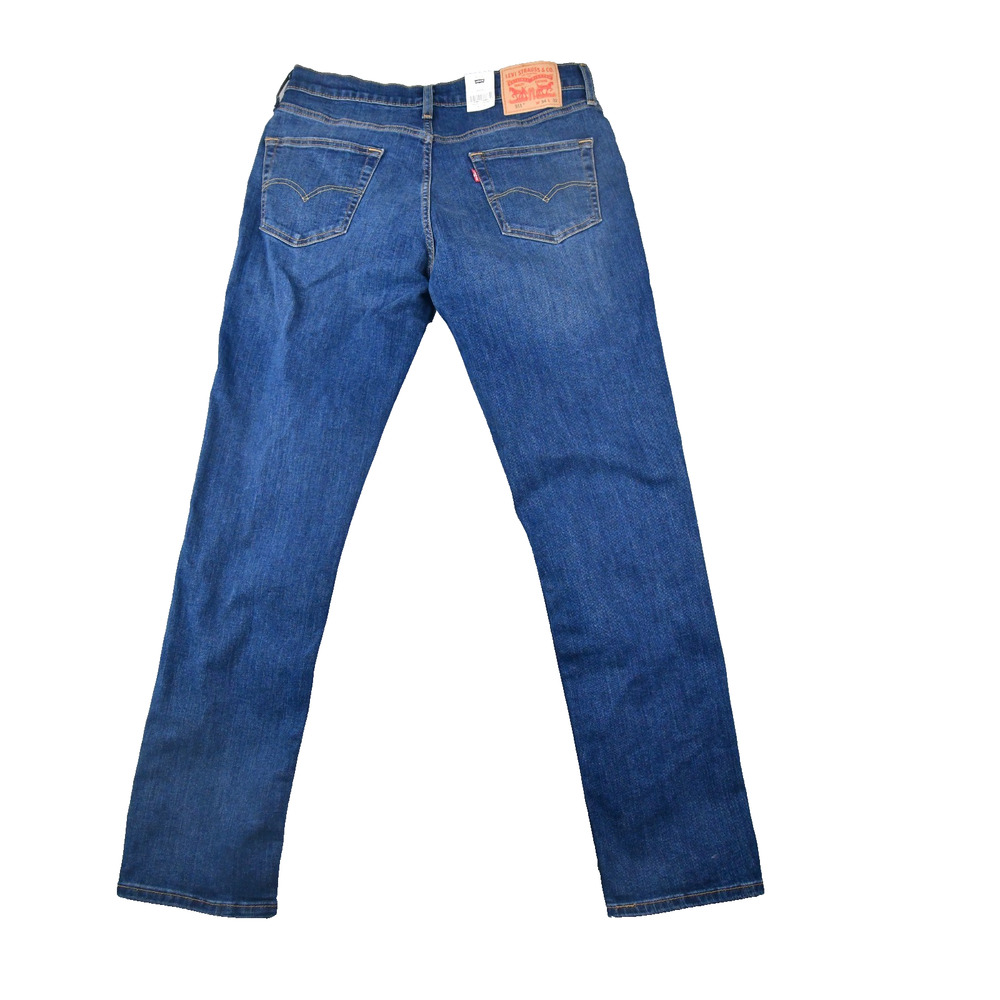Levi’s mens 511 Slim Fit Athletic Taper Jeans 34 X 32 (34x31 Actual) Blue Denim
